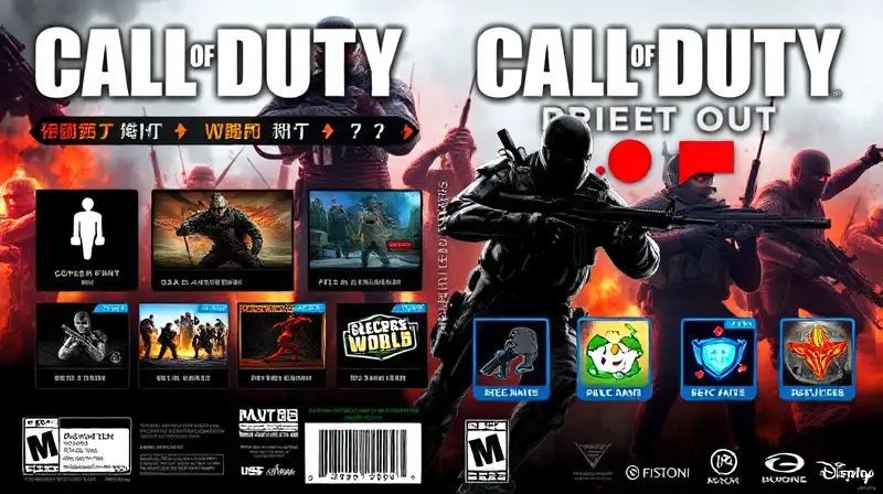 Estilo Call of Duty con elementos futuristas