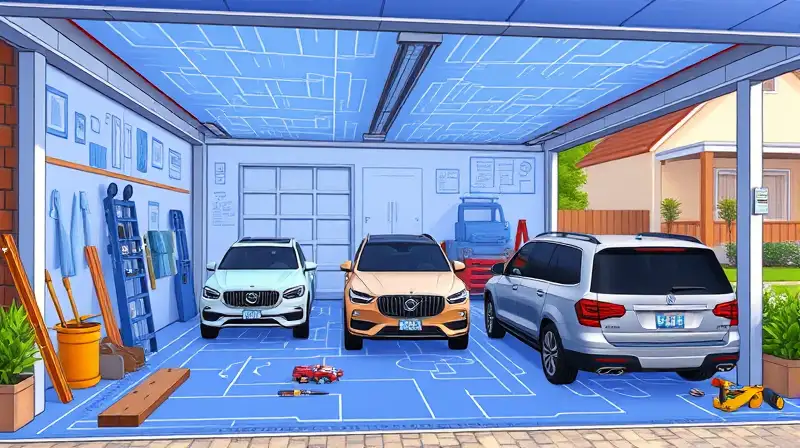 Planos y autos Sims en vecindario soleado