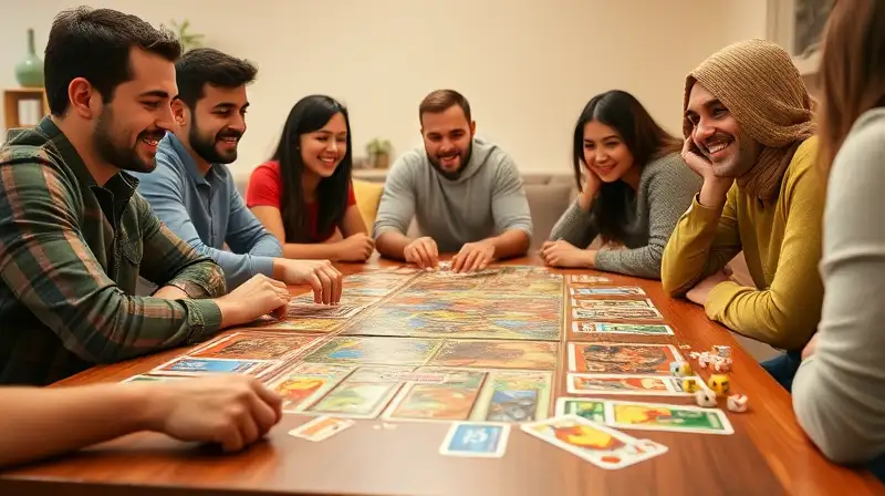 Personas juegan juegos casuales coloridos y divertidos