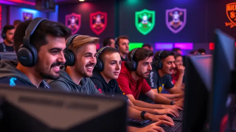 Jugadores diversos colaboran intensamente en equipo