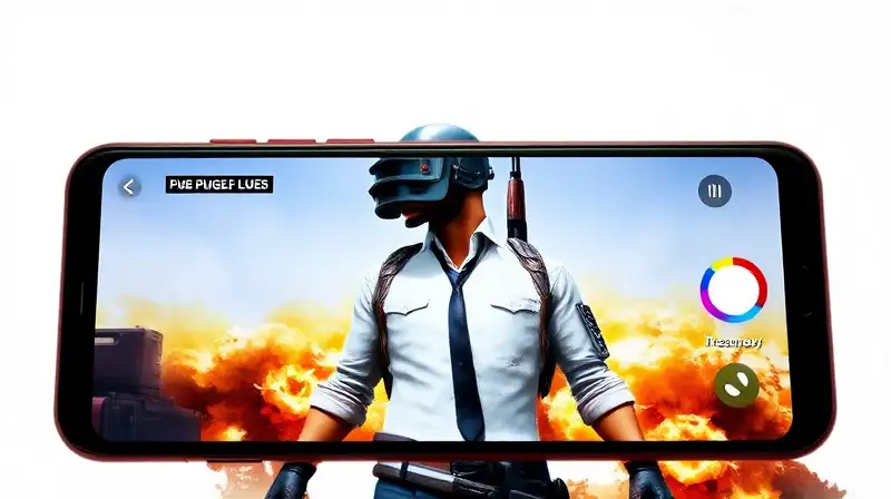 Smartphone con PUBG Mobile y bajo memoria