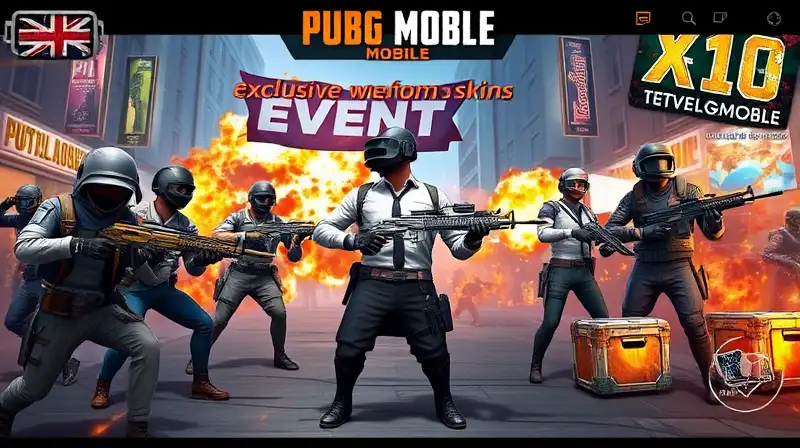 Batalla dinámica de PUBG Mobile vibrante