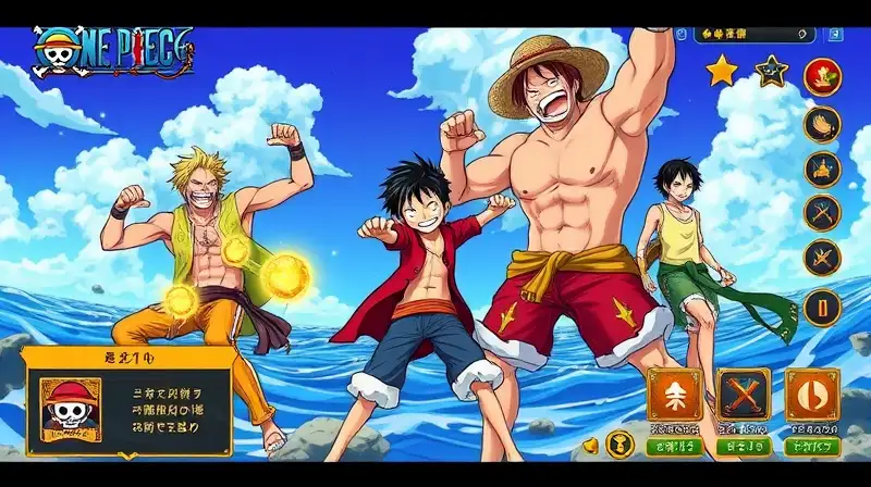 Personajes de One Piece entrenan con energía