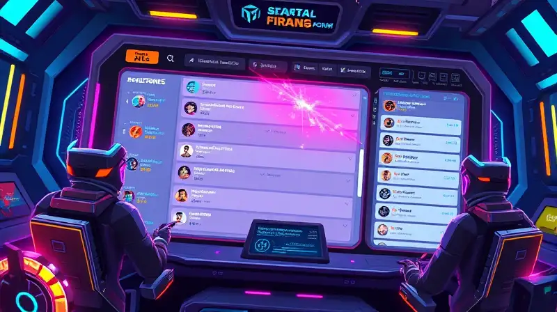 Interfaz digital futurista con seguridad avanzada