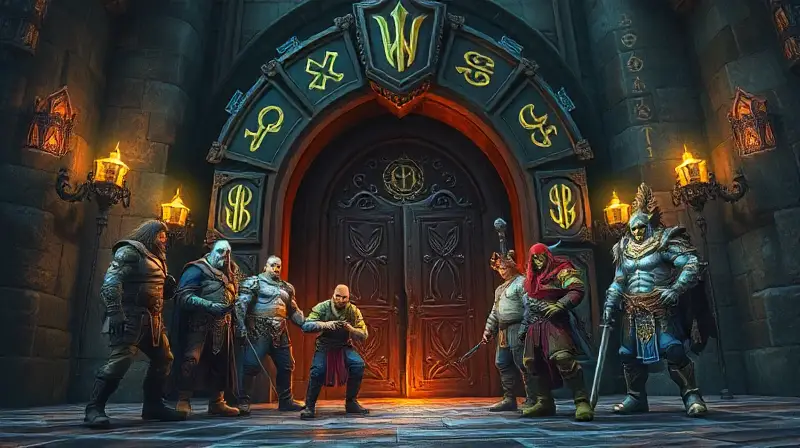 Héroes preparan raid en entrada mágica