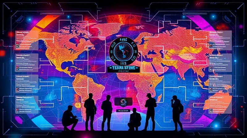 Diseño creativo de mapa con ambiente competitivo