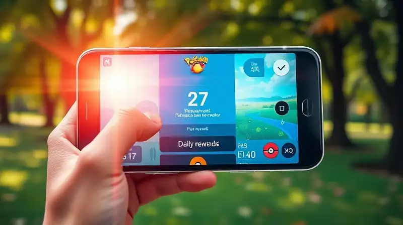 Interfaz vibrante de Pokémon GO en smartphone