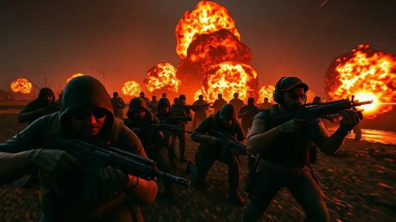 Raid tensa en Rust con explosiones digitales