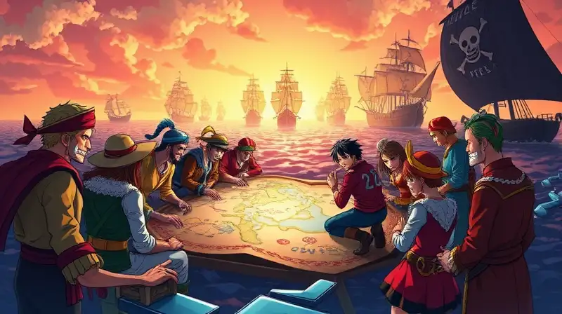 Piratas planean batalla épica al estilo One Piece
