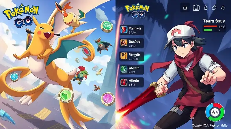 Personajes Pokémon versus jugadores competitivos dinámicos