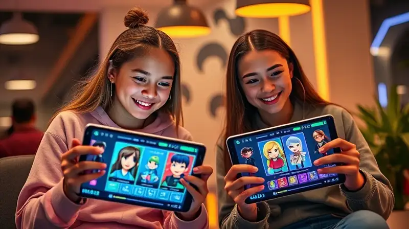 Dos amigos crean avatares digitales juntos
