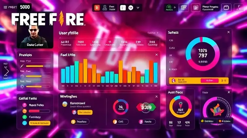 Interfaz vibrante y dinámica de Free Fire