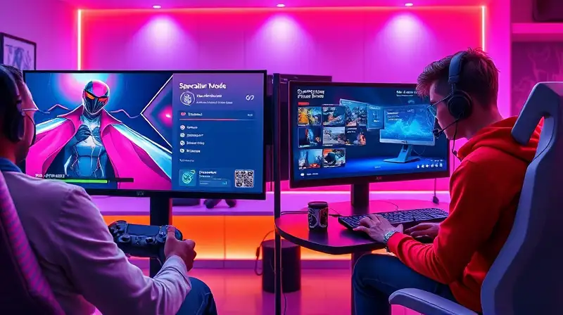 Pantalla partida: consola y PC modernas