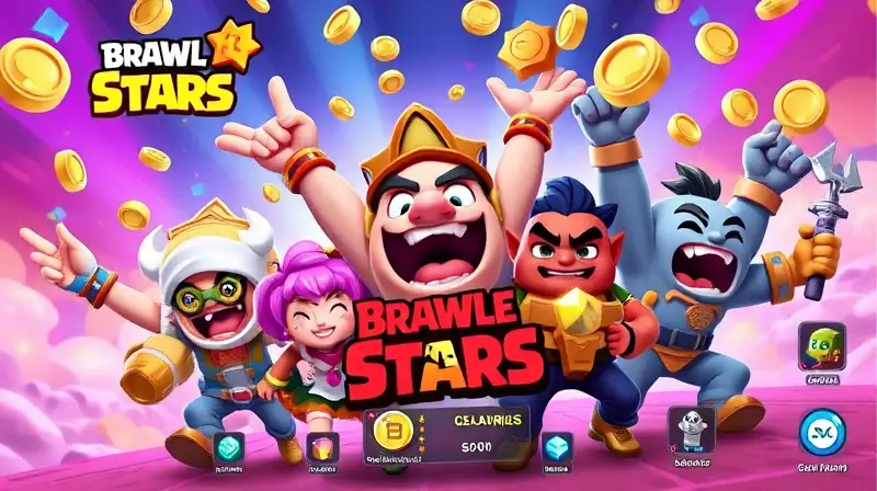 Personajes de Brawl Stars celebran con joyas