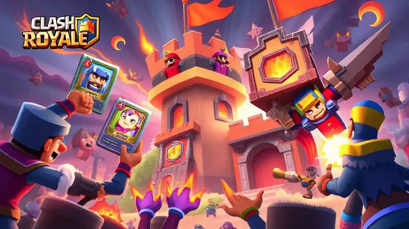 Batalla Clash Royale: acción