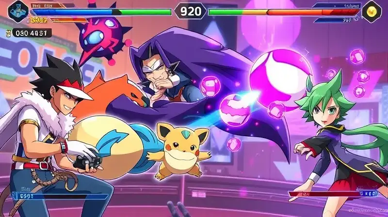 Batalla Pokémon con tecnología y acción intensa