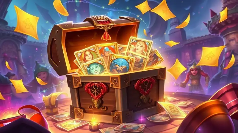 Cofre luminoso con cartas y celebraciones mágicas