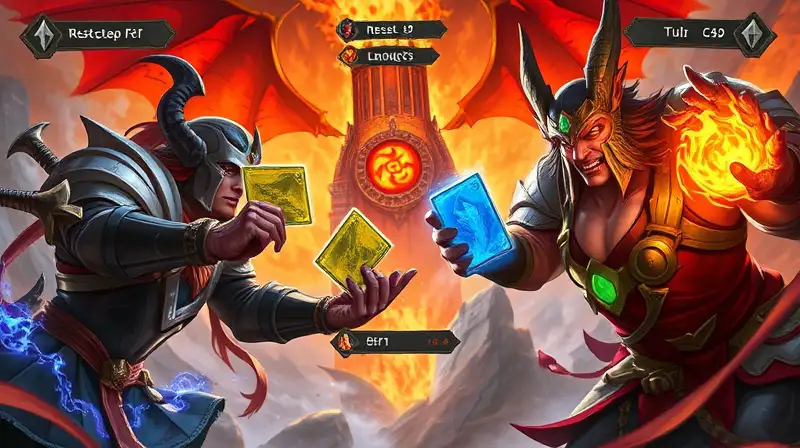 Duelos mágicos con cartas brillantes