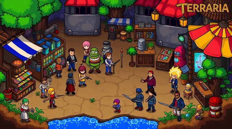 Terraria: mundo vibrante con NPC y biomas