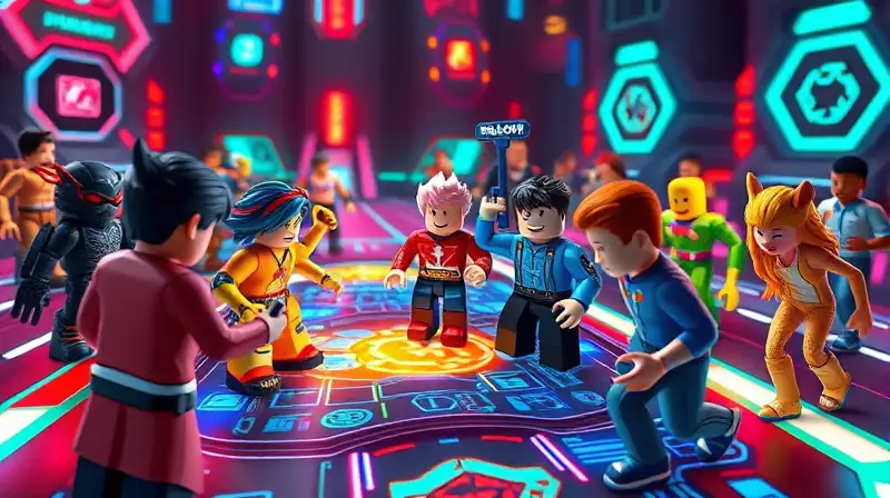 Batalla estratégica futurista de personajes Roblox