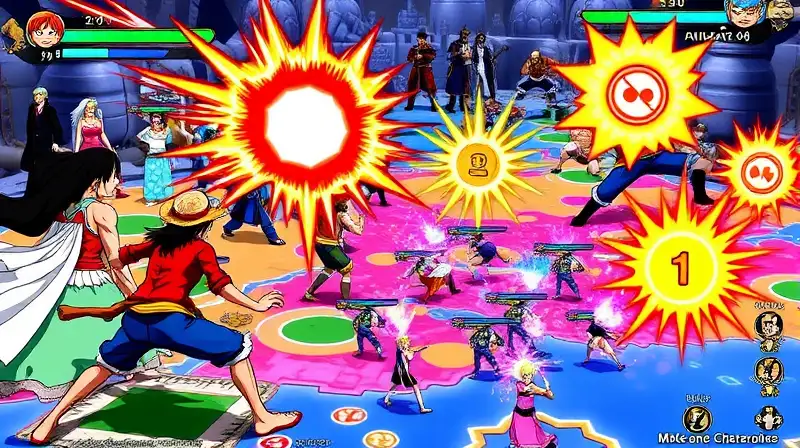 Batalla dinámica de One Piece con combos