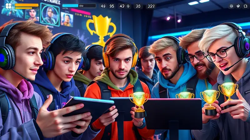 Jugadores competitivos usan estrategias en arena digital