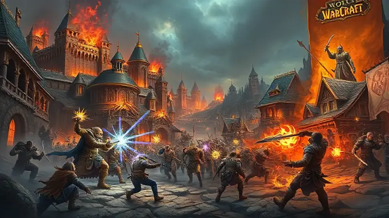 Batalla épica entre facciones de WoW