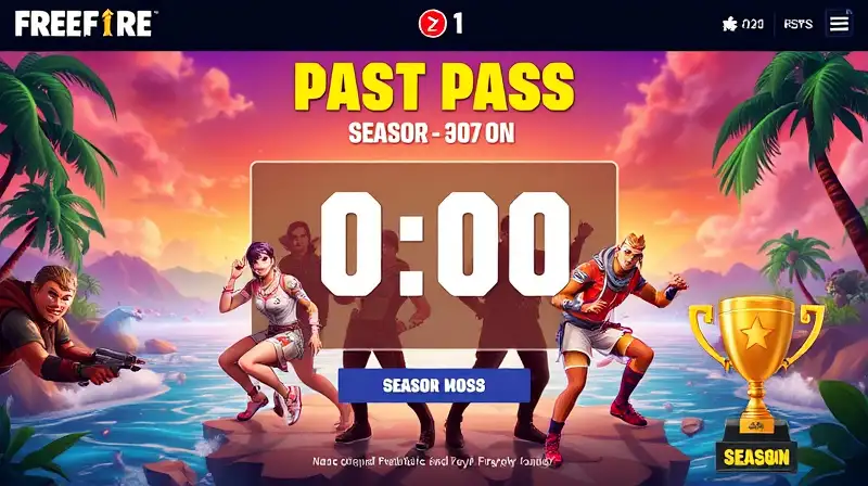 Interfaz vibrante de Free Fire con acción