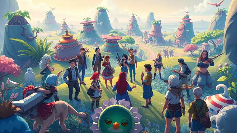 Jugadores cooperan estratégicamente en mundo vibrante