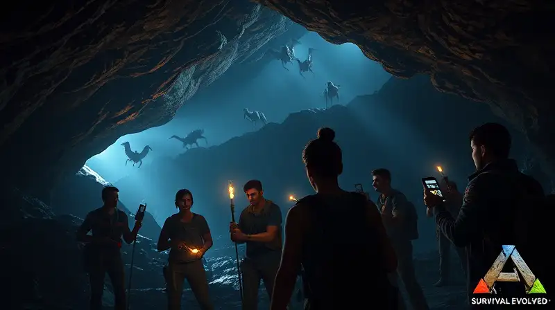 Gamers exploran cuevas oscuras con tecnología