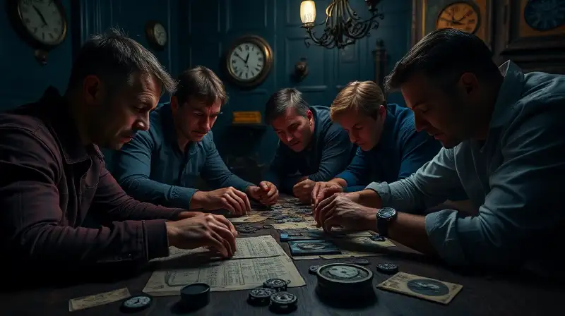 Jugadores resuelven enigmas en escape room