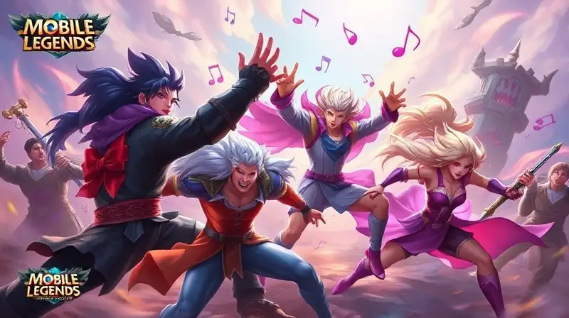 Batalla épica de héroes con música intensa