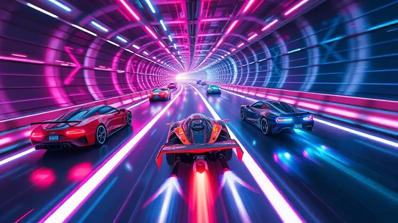 Juego futurista de carreras 3D con IA