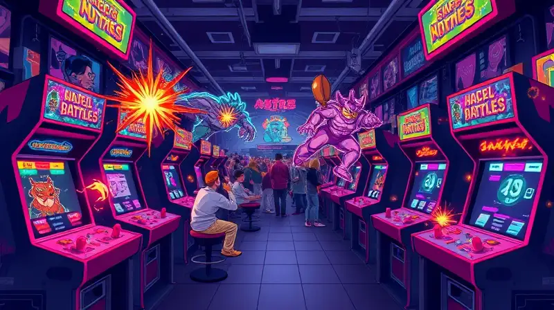 Máquinas arcade retro con acción intensa