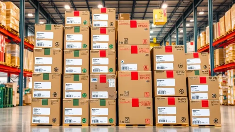 Cajas apiladas y normales