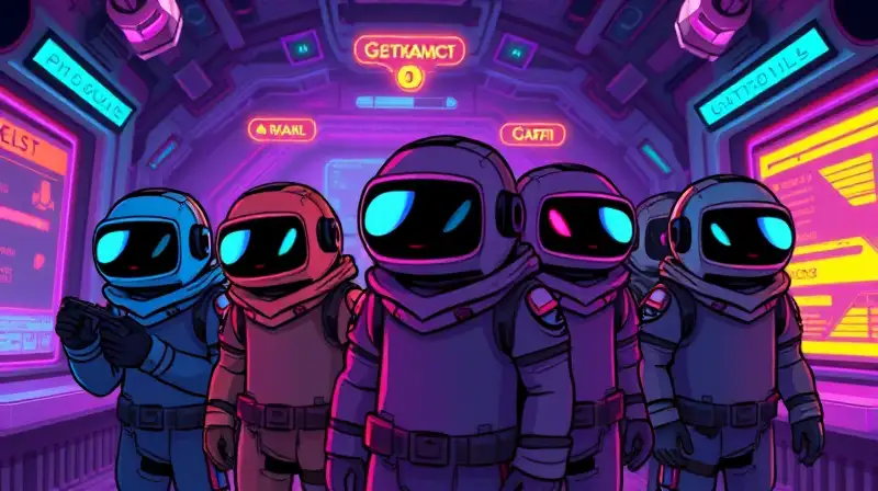 Personajes de Among Us con mods futuristas