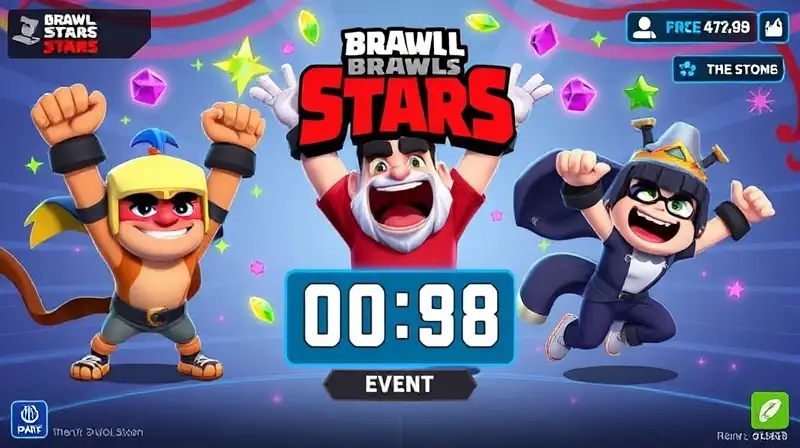 Personajes de Brawl Stars celebran con gemas
