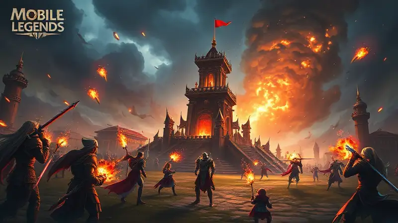 Batalla caótica y épica en Mobile Legends