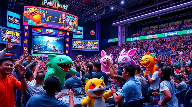 Torneo vibrante con jugadores diversos animados