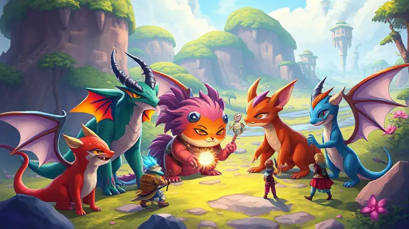 Criaturas fantásticas colaboran en vibrante aventura
