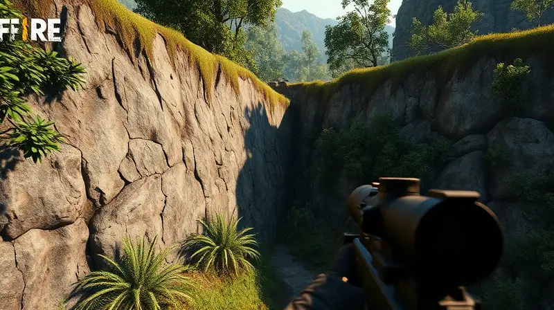 Mapa Free Fire con estrategia y ocultación