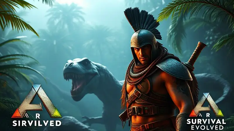 Planos futuristas y tribales en jungla prehistórica