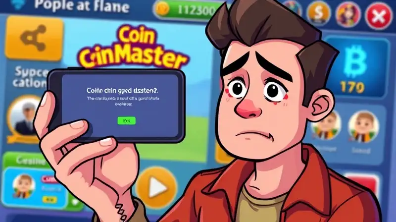 Invitado confundido con error en Coin Master