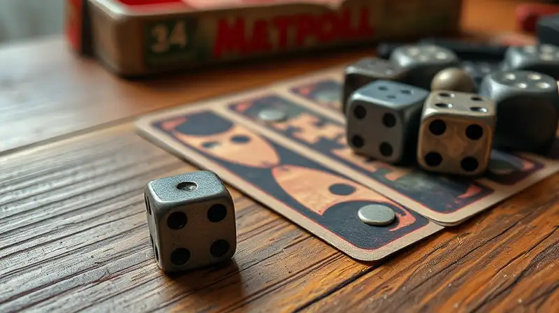 Piezas de juego antiguas con desgaste visible
