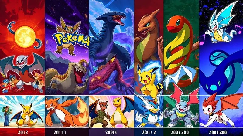 Evolución visual y sonora de batallas Pokémon